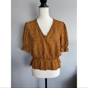 NWT TOPSHOP crop blouse